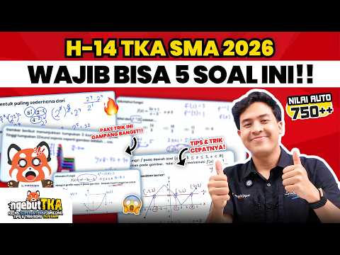 TKA SMA MAKIN DEKET KALIAN WAJIB BISA SOAL-SOAL INI‼️ ADA TRIKNYA JUGA🤩 | NgebuTKA