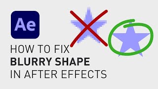 How to fix blurry shape After Effects screenshot 4