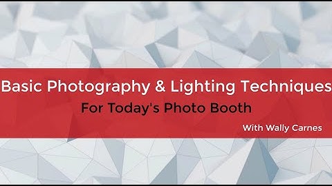 Basic Photography and Lighting Techniques   PBX2021