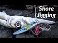 Shore Jigging: A weekend on the rocks with good company! Slim Jig Minnow for all fish!
