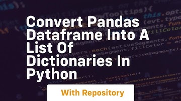 Convert pandas dataframe into a list of dictionaries in python