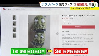 ぬいぐるみが“定価の3倍超”…ジブリパーク限定グッズやチケットが高額転売 ファンは怒り「ありえない」