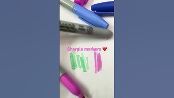Sharpie markers my favorite 🎨🌈#shorts