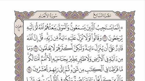 الحزب ١٤ من القرآن الكريم بصوت الشيخ عبدالرشيد صوفي - إِنَّمَا يَسْتَجِيبُ الَّذِينَ يَسْمَعُونَ