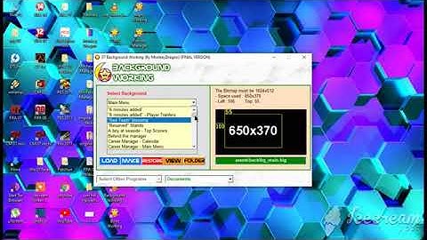 How to create and change FIFA 07 Background Pictures 03