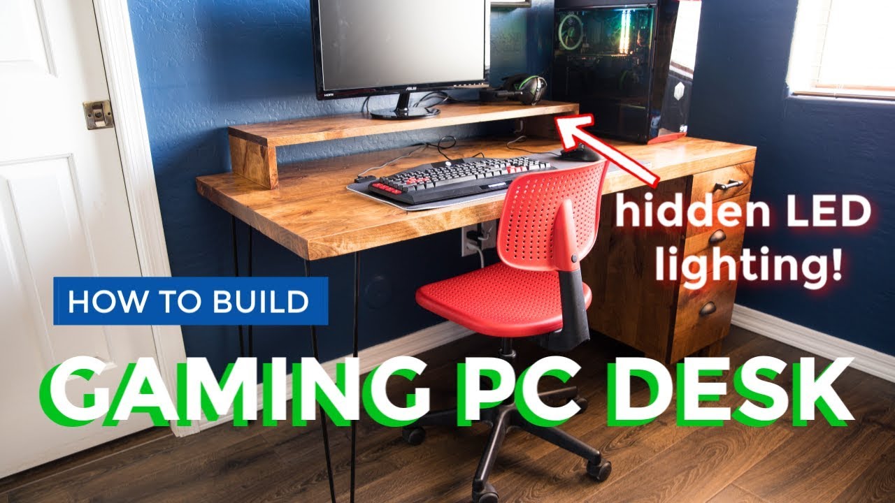 Gaming Computer Desk - How To Build Your - Addicted DIY