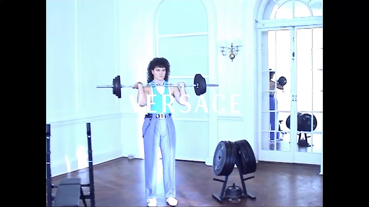 Versace — Versace - Weightlifting in a Grand Interior (YouTube video ad)