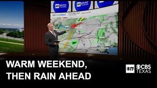 After warm, humid weekend ahead, rain and unsettled weather enter the North Texas forecast