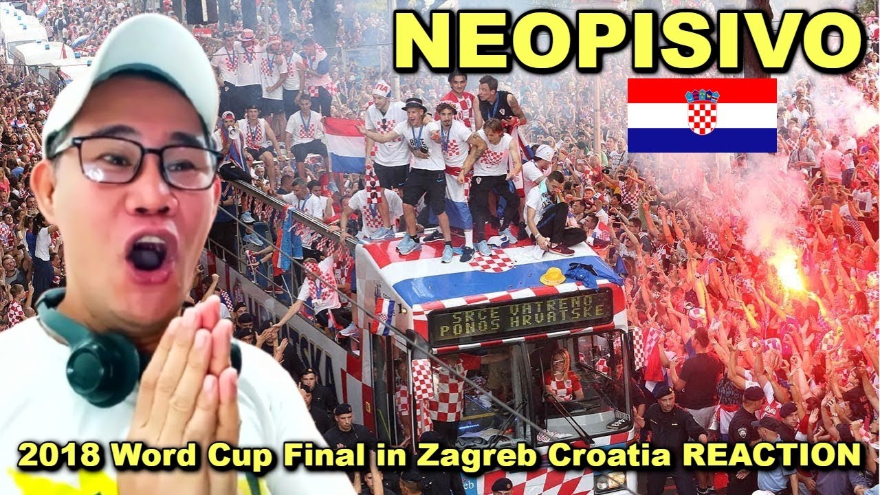 Neopisivo - 2018 Word Cup Final in Zagreb Croatia REACTION
