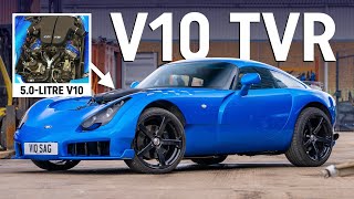 Someone has put a BMW V10 into a TVR Sagaris