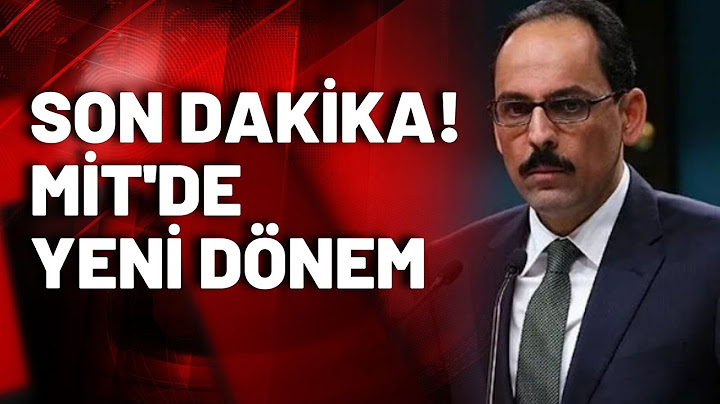 MİT'de yeni dönem! MİT Başkanlığı'na İbrahim Kalın atandı!