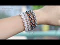 DIY simple wavy bracelet. How to make beaded jewelry