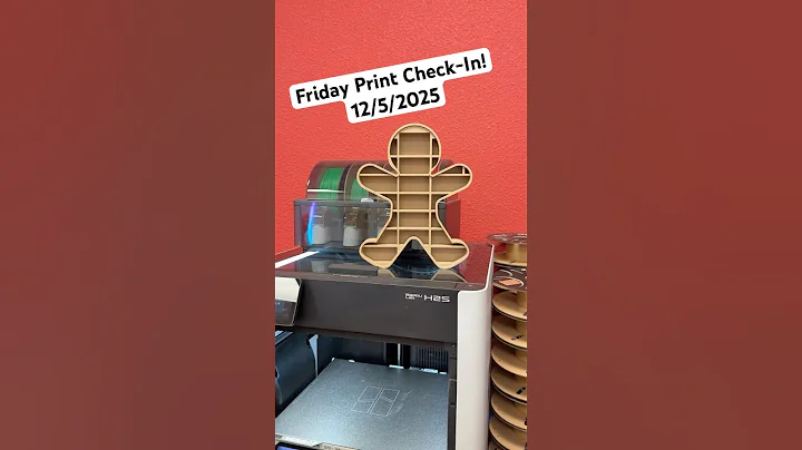 Friday Print Check-In! 12/5/2025 #3dprinting #3dprinted #3dprint #3dprintingsupplies