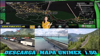 MOD GRATIS ATS 1.49 1.50 | MAPA UNIMEX  CONEXION DESDE TEMPOAL A CIUDAD DEL CARMEN