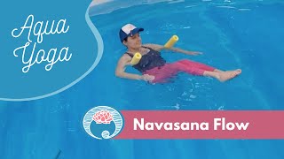 Aqua Yoga Navasana Flow