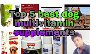 Dog  multivitamin supplements for best products # डॉग को मल्टीविटामिंस देने से होंगे यह फायदे