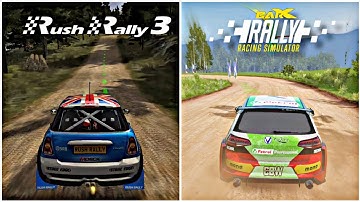 Rush Rally 3 vs CarX Rally Game Comparison Android 2021
