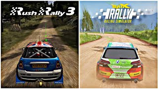 Rush Rally 3 vs CarX Rally Game Comparison Android 2021 screenshot 4