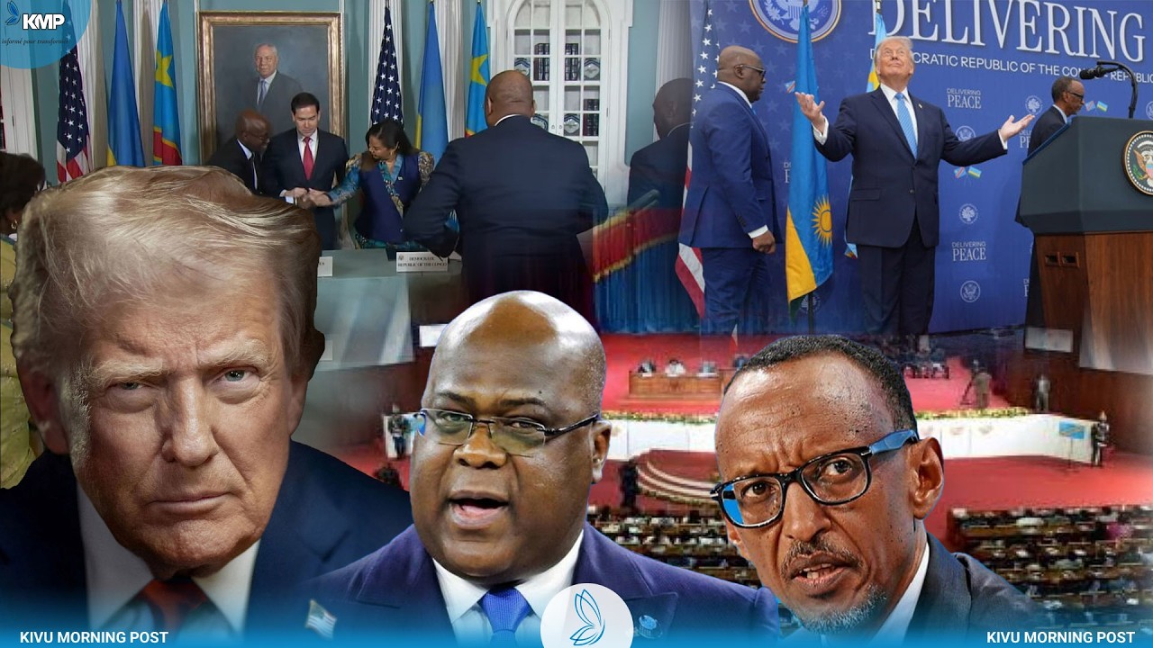 RDC-RWANDA-USA : ACCORDS HISTORIQUES DE PAIX ET DE MINERAIS SOUMIS AU PARLEMENT