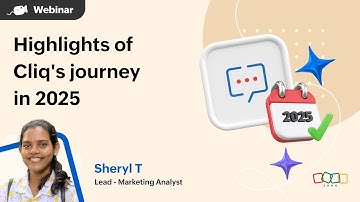 Webinar | Highlights of Cliq