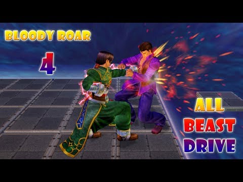 tải game đấu trường thú cho pc - Bloody Roar 4: All beast drives (Tutorial) - Tất cả tuyệt chiêu Đấu Trường Thú 4