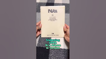 Unboxing IZNA - N/a Album IZ version