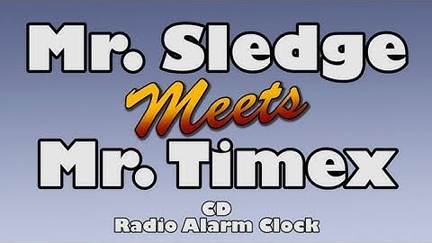 Smashing Things With Joseph: 3 Sledge Hammer Meets Clock Radio