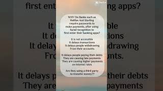 Fraud Prevention - Halifax and Starling Using Passwords Instead Of Using Facial Recognition 30.06.25