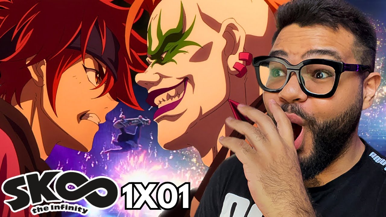 ANIME INSANO DE SKATE! SK8 THE INFINITY Episódio 1 REACT 