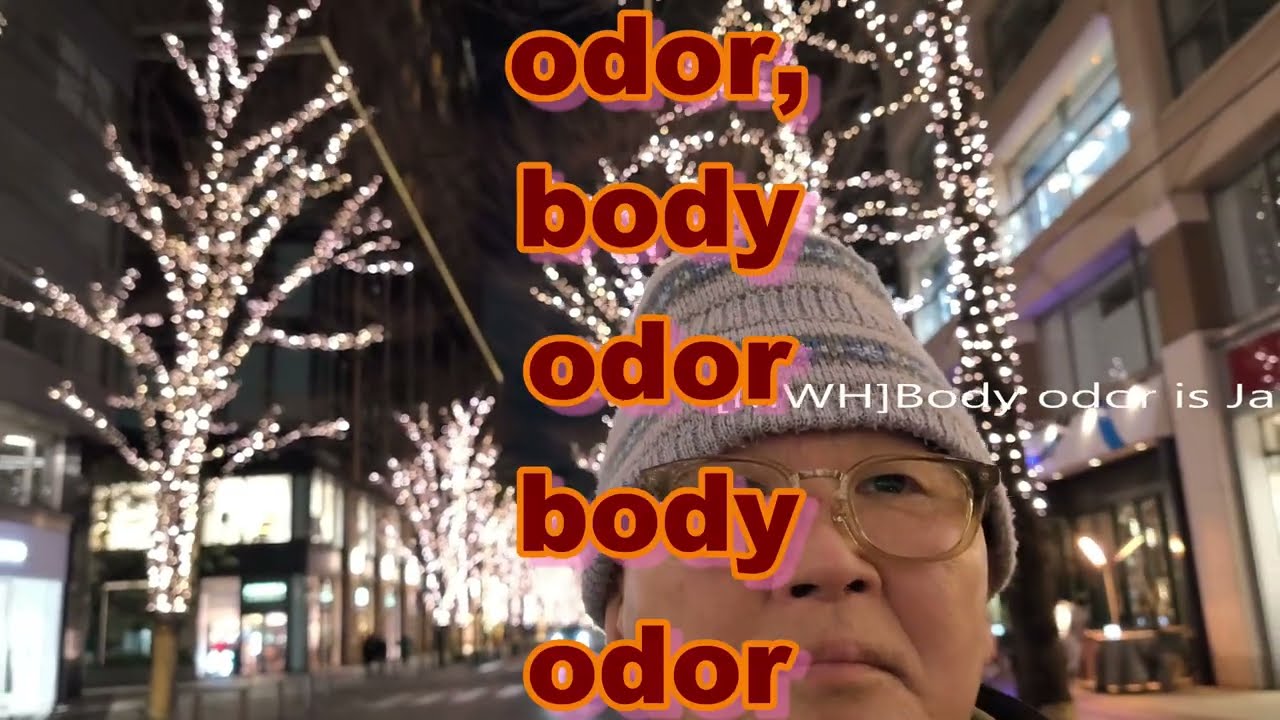TikTok用[MWH]Body odor is Japanese big problem  Hallelujah!