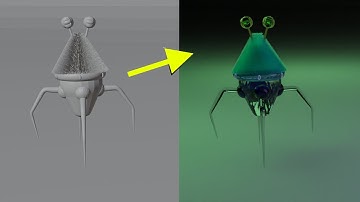 Blender 3.0 Spider Crystal Walk Animation