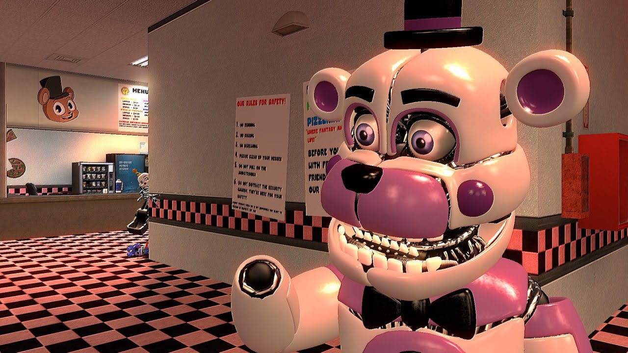 Funtime Freddy loses Bon-bon
