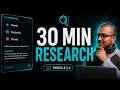 Module 2.2 | How to Research Any Industry in 30 Min (AI Deep Research)