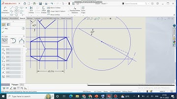 Orthographic Projection Pentagonal Prism