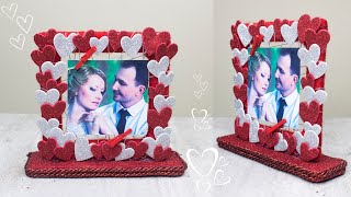 ♥ DIY ♥ Подарок на День Святого Валентина ♥ Фоторамка своими руками ♥ Valentine&#39;s Day decoration