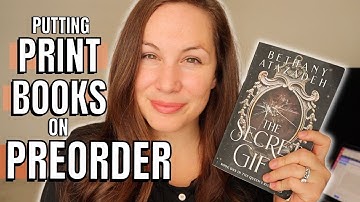 Print Book Preorders: I use these companies as a self-published author to set up preorders for print