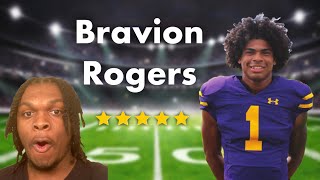 Bravion Rodgers Highlights Reaction! Texas A&M Football Recruit!