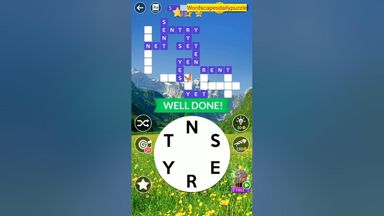 WORDSCAPES Daily Puzzle May 21, 2024 YouTube