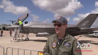 Interview with F-35 pilot and CO of 3 Squadron   Edinburgh Airshow 2019