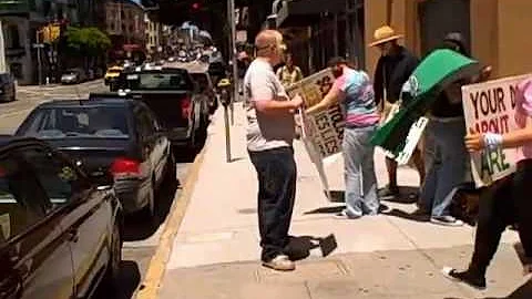 May 23 2010 Tommy Jennifer gorman pickets the san ...