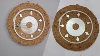 Wall Decoration Idea Using CD || Wall Decoration Craft DIY || Wall Decoration Ideas Easy