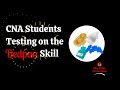 Cna student bedpan skill testing preview  learnwithnicole shorts