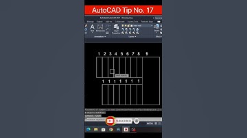 AutoCAD Tip No. 17 Automatic Text Numbering TCOUNT Command #shorts #autocad #autocadcommands