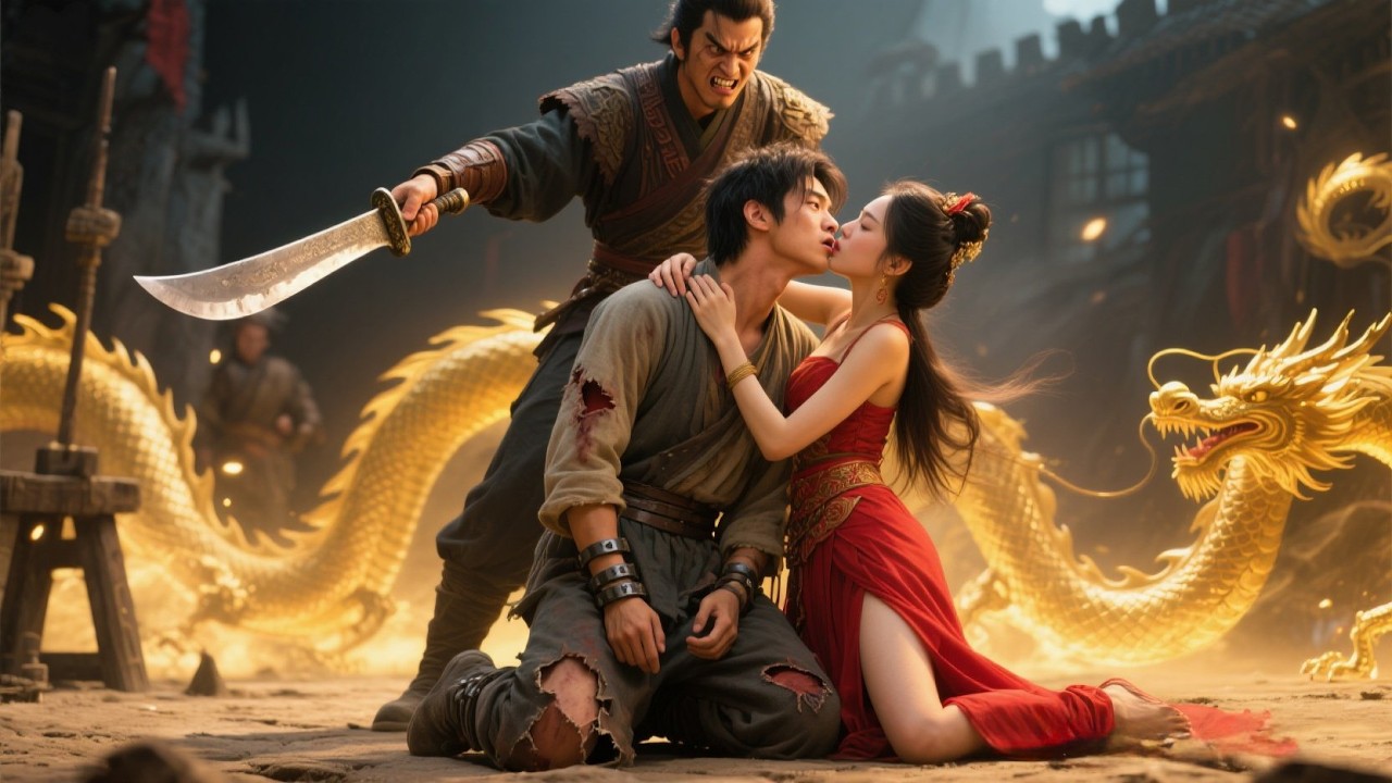 Reborn as a death row convict? At execution, a stunning beauty kisses him and claims him husband!