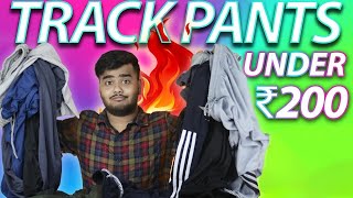 The Ultimate best 6  TRACK PANT for men under 200 || flipkart track pants Haul || UNFOLD