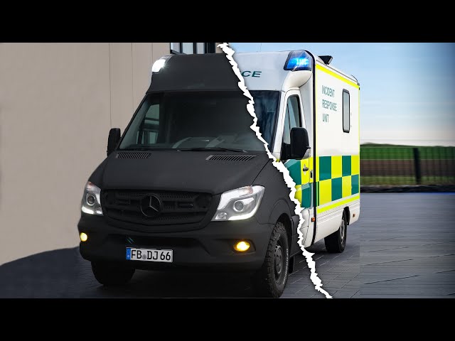 Neues Design 😍 Raptor Lack statt Folie! Vom Mercedes Sprinter  #krankenwagen 🚑 zum DIY Campervan 