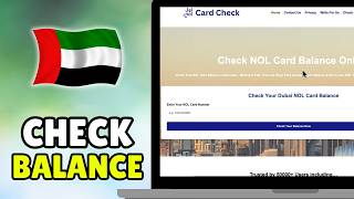 كيفية التحقق من رصيد بطاقة نول لمترو دبي عبر الإنترنت (2026) - الدليل الكامل screenshot 4