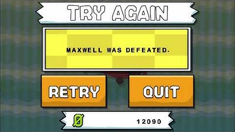 Scribblenauts Remix Fail