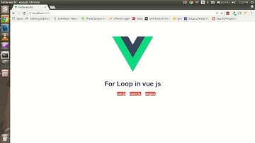 Vue js 2 tutorial for beginners #3  - for loop in vue