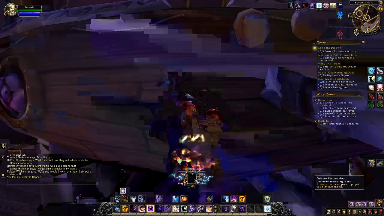 Comb The Desert -  WoW Quest